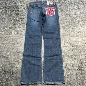 NEW Vintage Ecko Red Jeans Womens 5 (28x32) Blue Bootcut Low Rise Hip-Hop Y2K
